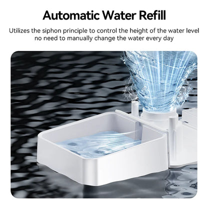 SmartPet DualCare Station – Comedero & Bebedero Automático 2 en 1 con Control Inteligente. DISPENSADOR de OCHO (08) litros de agua y CINCO (05) de comida.  